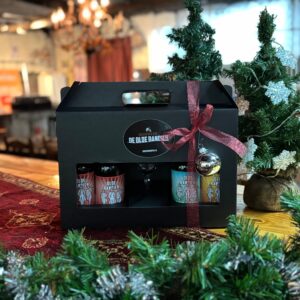 Kerstpakket (4 bieren + 1 Bandiekglas)