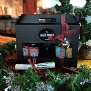 Kerstpakket & lidmaatschap (4 bieren + 1 Bandiekglas + 1 jaar lidmaatschap)